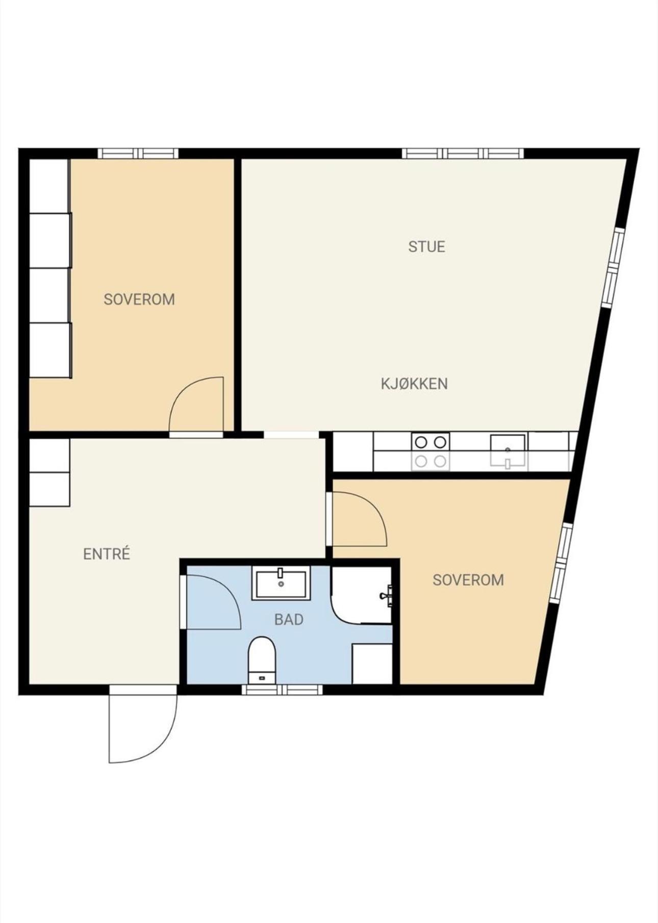 A Place To Stay Stavanger, Apartment 5 - Quality And Free Parking- Exterior photo